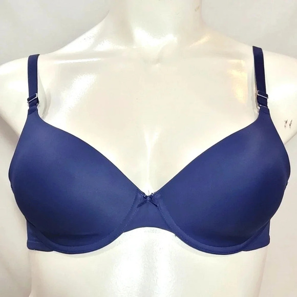 36DD Maidenform Self‎ Expressions T-Shirt UW Bra Navy NWT - Picture 1 of 4